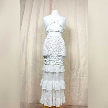Nightcap Clothing STUNNING White Bowtie Dress - Si