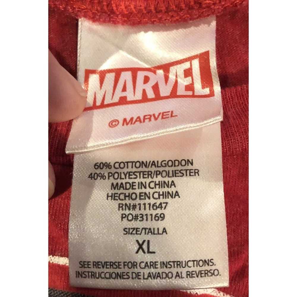 Marvel Deadpool T-Shirt Men's XL Red Tacos - image 5