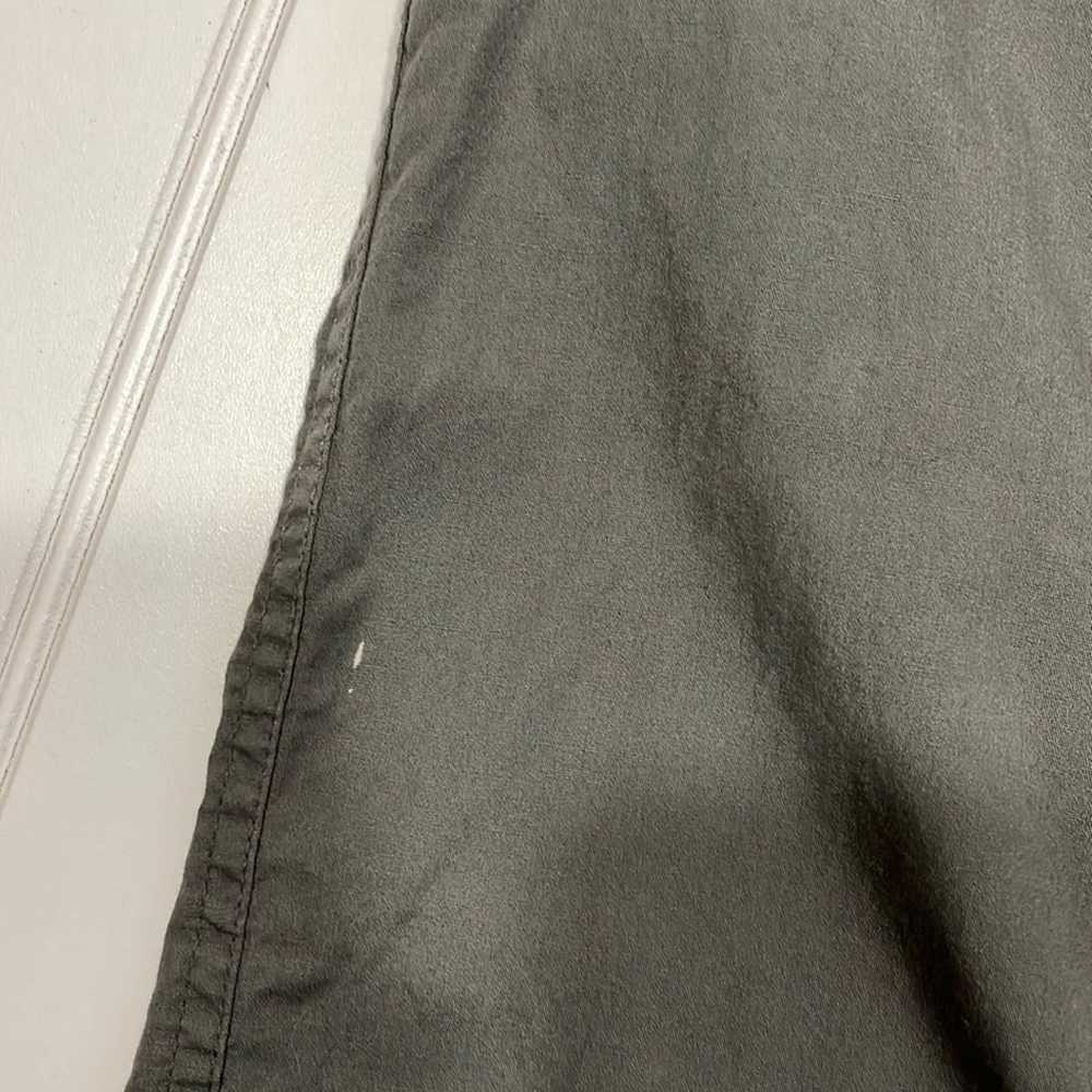 Wrangler Wrangler gray button front short sleeve … - image 5