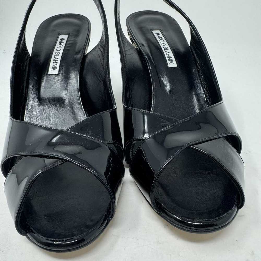 Manolo Blahnik Patent leather heels - image 8