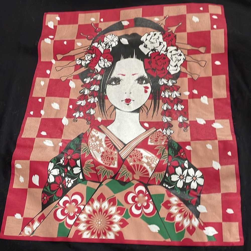Unisex Kyoto Authentic Kimono Girl T-shirt - image 3