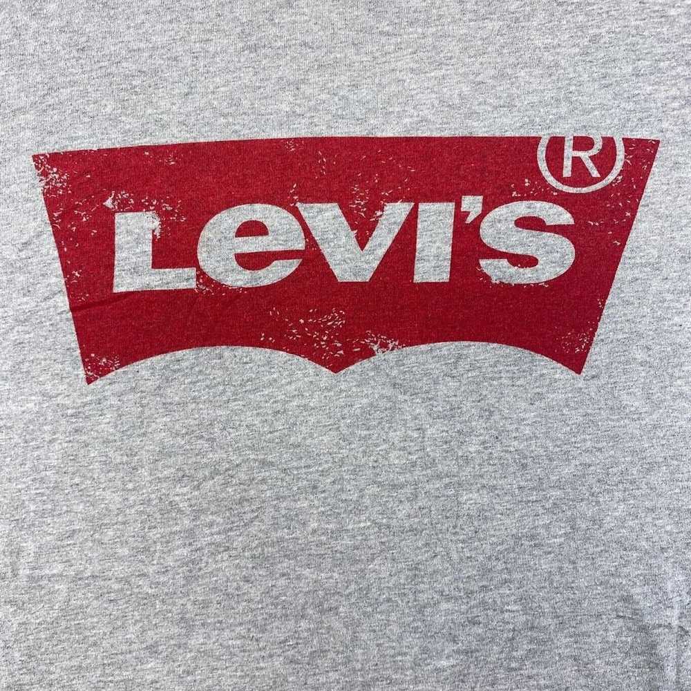 Levi's Graphic Tee Thrifted Vintage Style Size XL - image 2