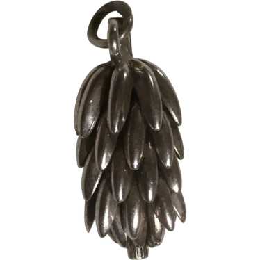 Sterling Silver Bunch of Bananas Charm - image 1