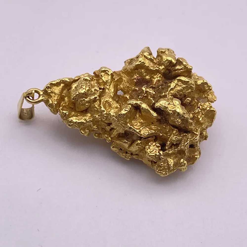 BIG Earth Mined 24K Gold Nugget Pendant 45 Grams … - image 4