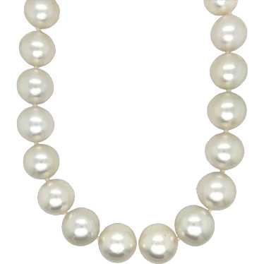 14K White Gold South Sea Pearl Necklace