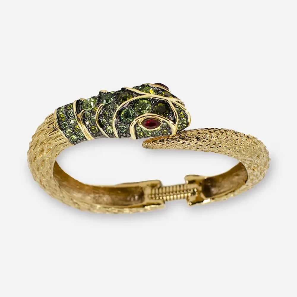 Kenneth Jay Lane Snake Bracelet - image 3