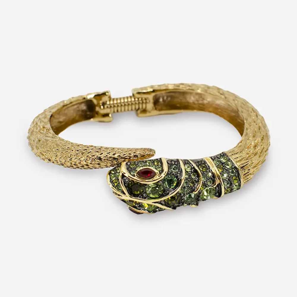 Kenneth Jay Lane Snake Bracelet - image 5