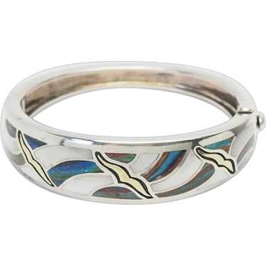 Asch Grossbadt sterling silver 18k gold inlaid se… - image 1