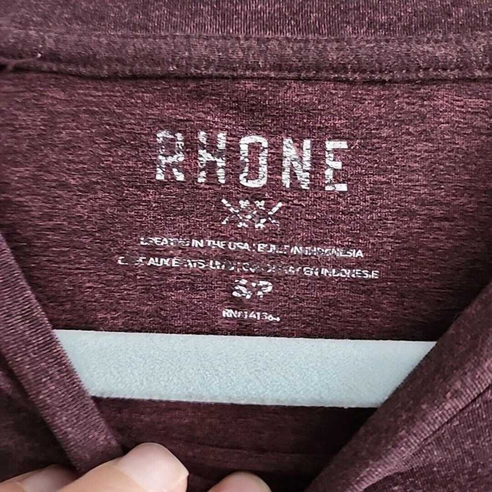 Rhone Shirt Mens Purple Performance Fabric Short … - image 2