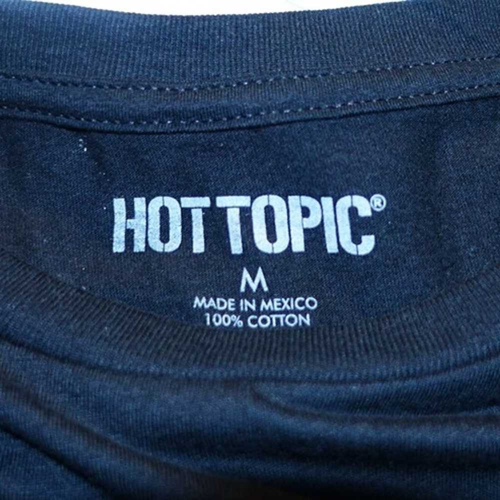 Hot Topic Black Pin-up Rockabilly T-Shirt M - image 5