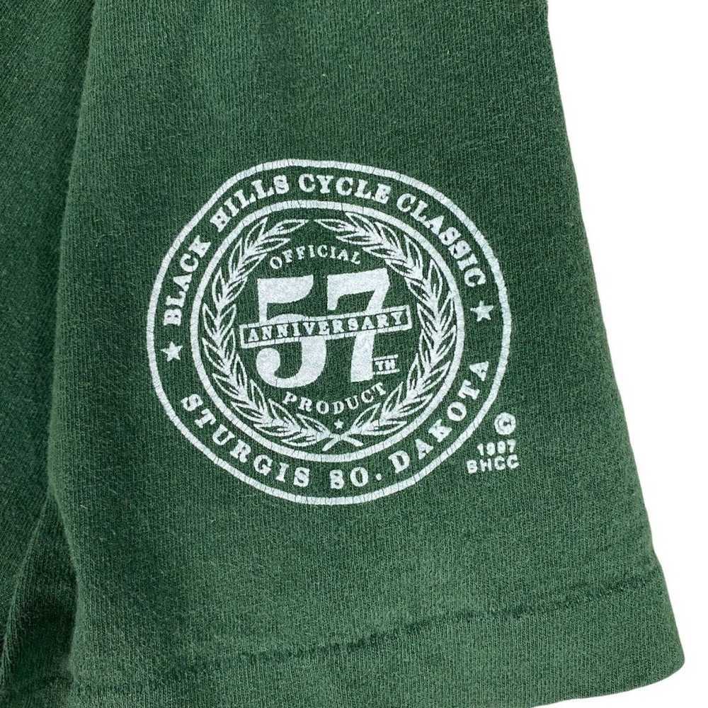 Vintage Black Hills Cycle Classic T Shirt 1997 St… - image 7