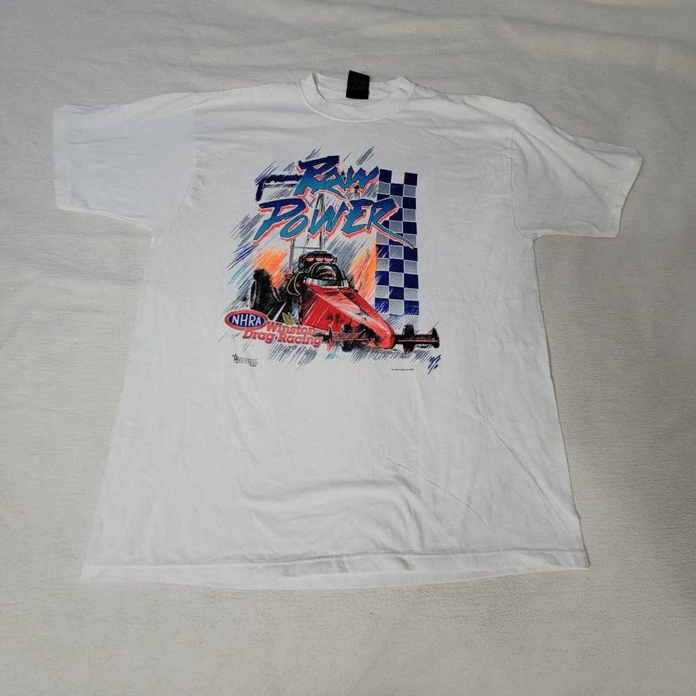 Vintage NHRA Drag Racing Shirt Mens Sz M Winston … - image 4