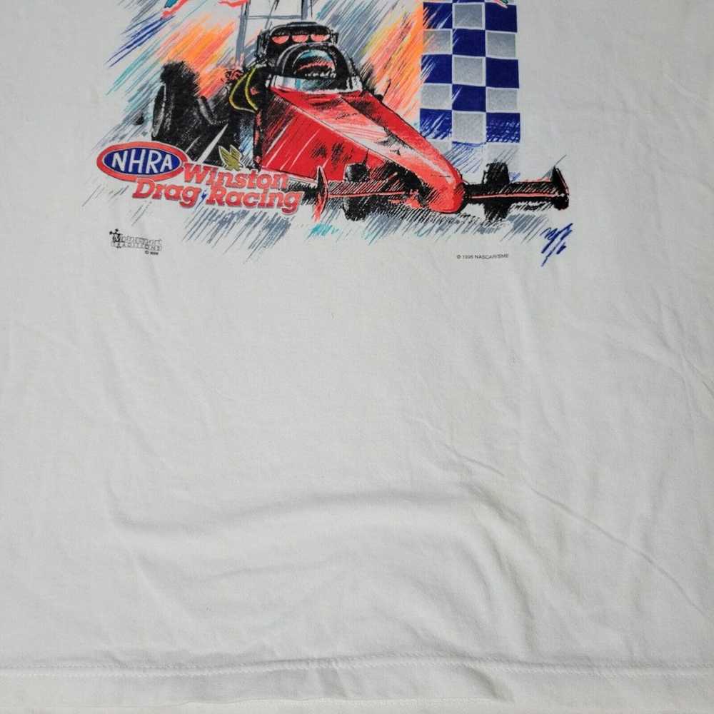 Vintage NHRA Drag Racing Shirt Mens Sz M Winston … - image 9