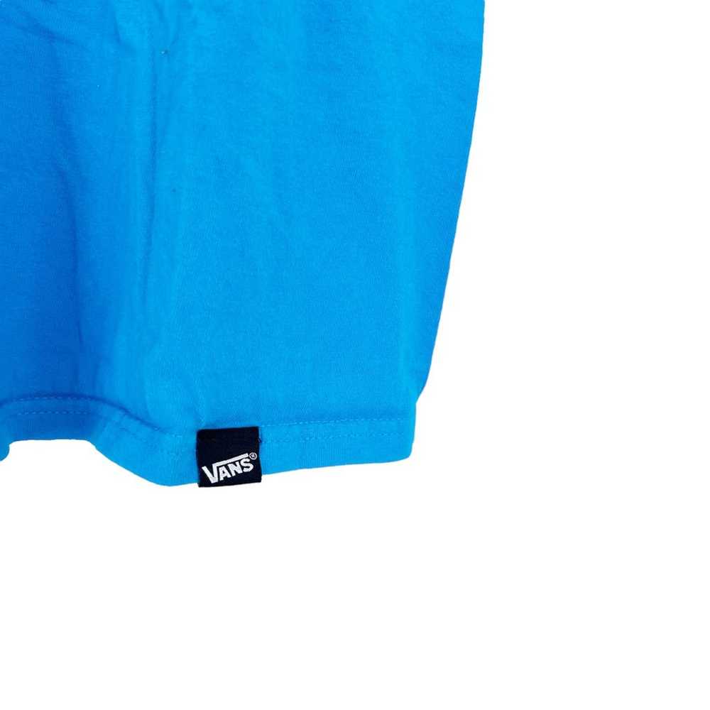 Vans Blue Spell Out Graphic Short Sleeve T Shirt … - image 3