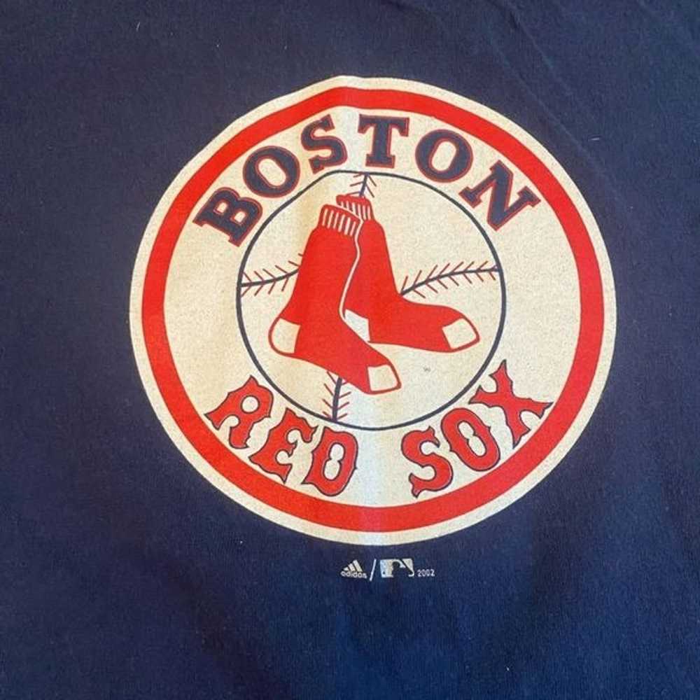 2002 Y2K Adidas Boston Red Sox T-shirt size XL - image 4