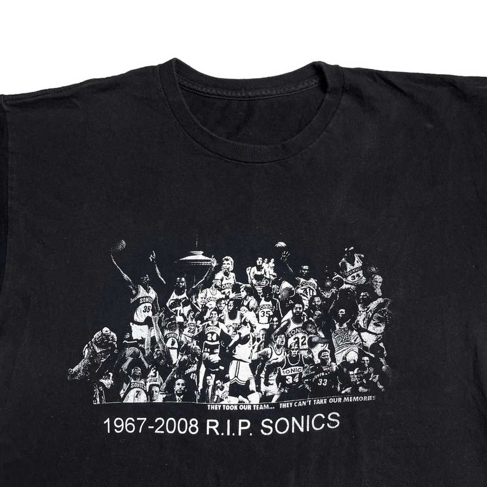Vintage RIP Seattle SuperSonics T-shirt size xl - image 2