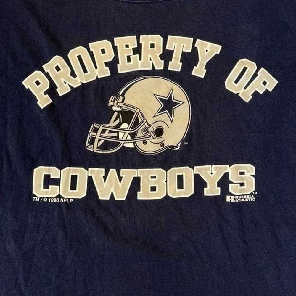 Vintage 90s Russell Athletic Dallas Cowboys Tee - image 2