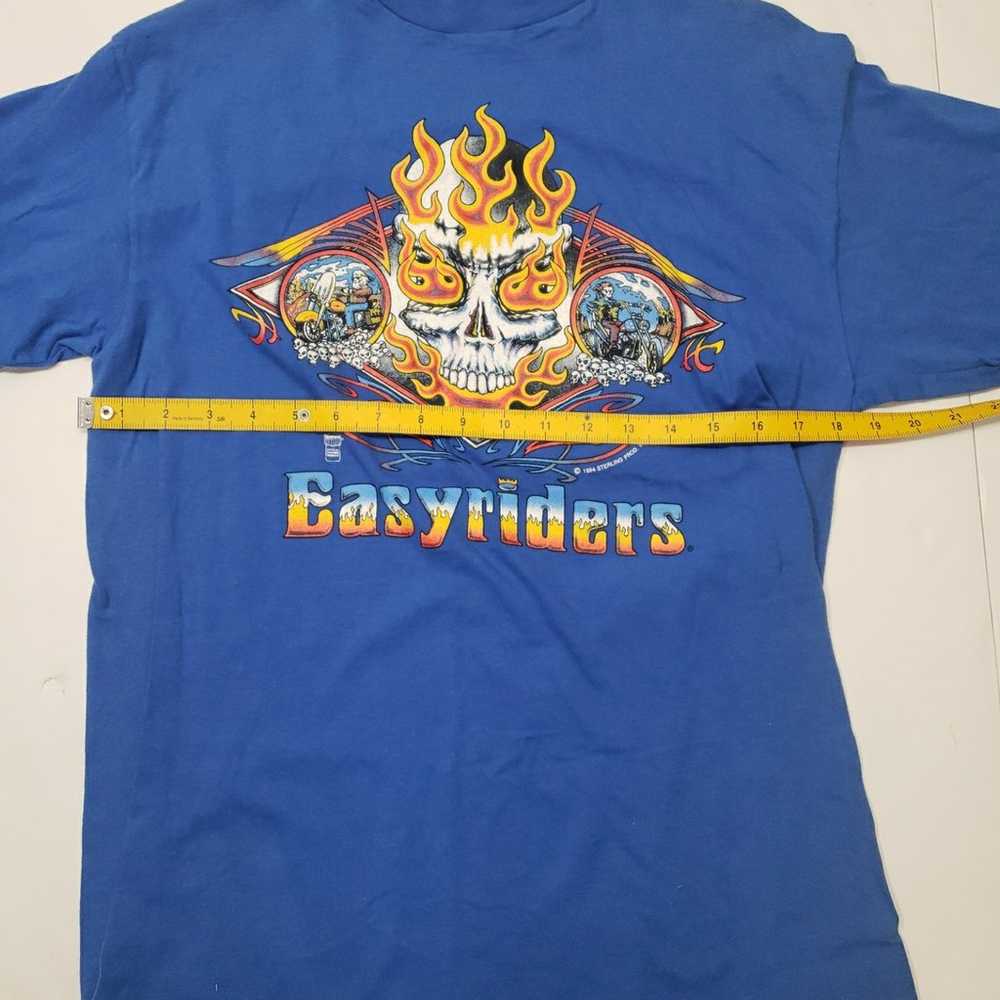 Vintage 1994 Easyriders T-Shirt Mens Med Sterling… - image 8