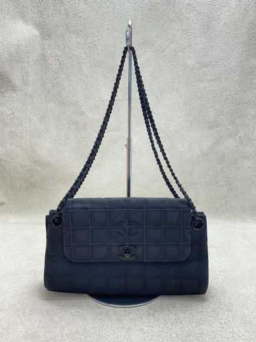 Used Chanel Travel Line/Chain Shoulder Bag/Nylon/L