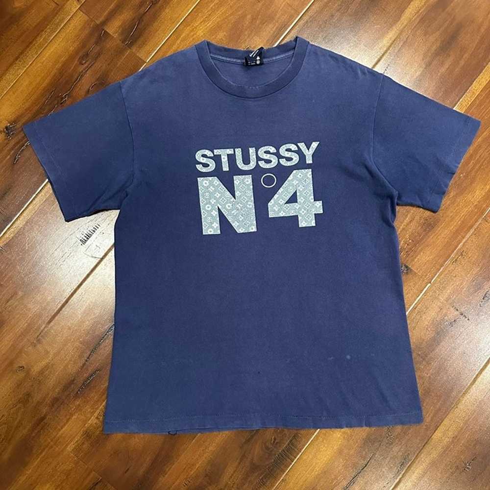 Vintage Stussy N4 T-Shirt Made In Usa Single Stit… - image 1