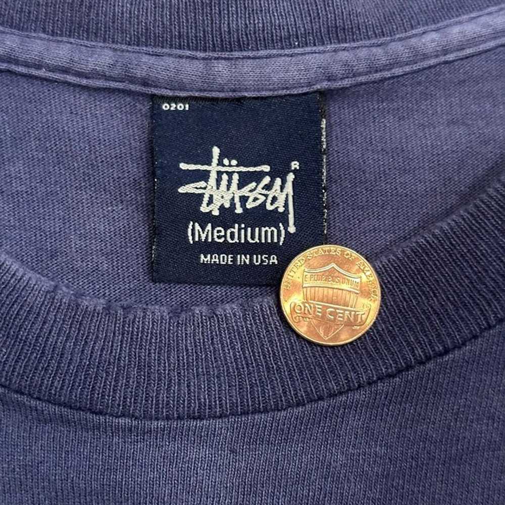 Vintage Stussy N4 T-Shirt Made In Usa Single Stit… - image 3