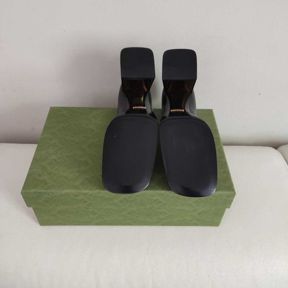 Gucci Malaga leather heels - image 6