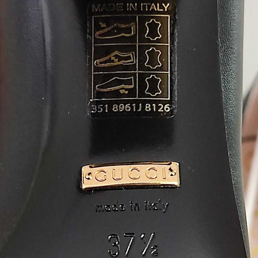 Gucci Malaga leather heels - image 8
