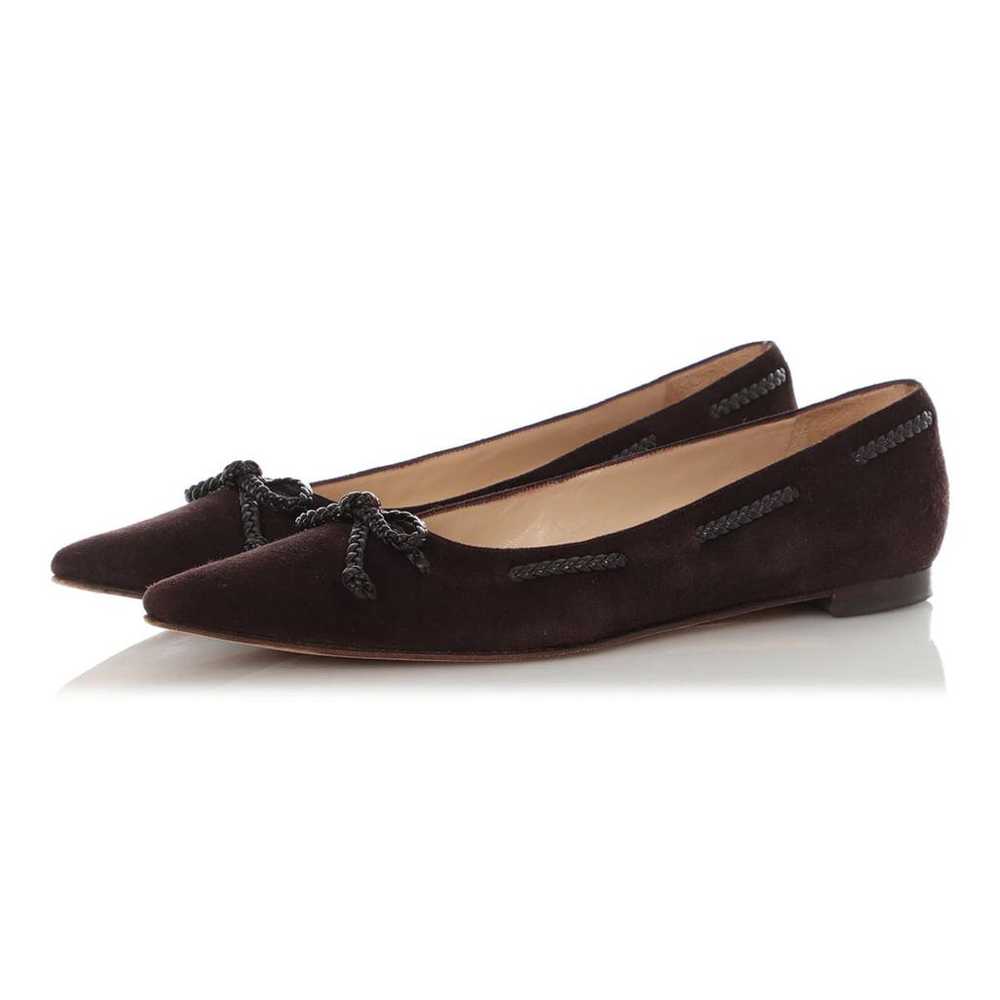 Manolo Blahnik Leather flats - image 3