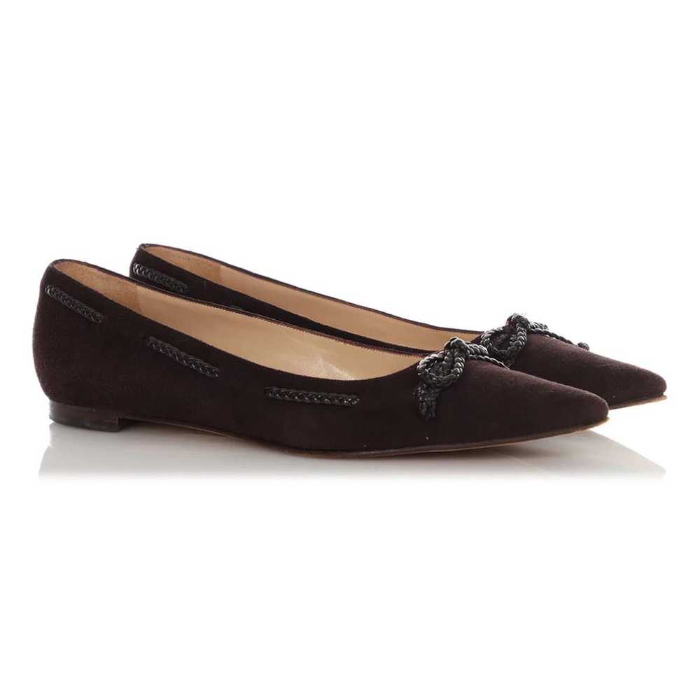 Manolo Blahnik Leather flats - image 5