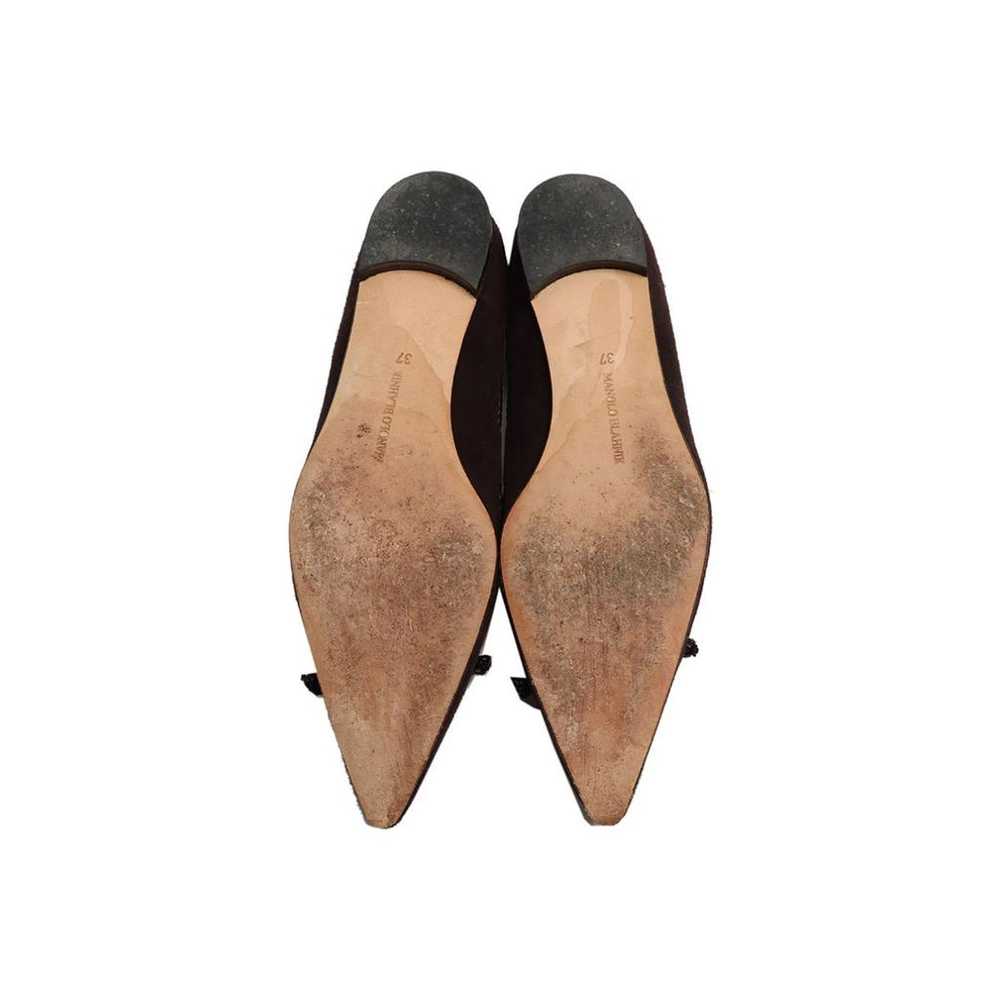 Manolo Blahnik Leather flats - image 6