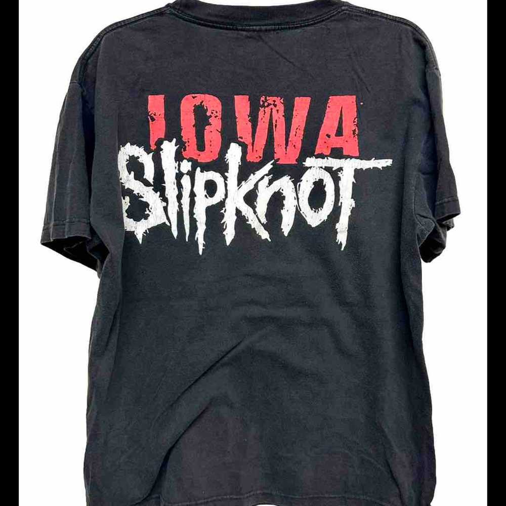 Vtg Slipknot 2001 Iowa Goat T shirt L - image 3