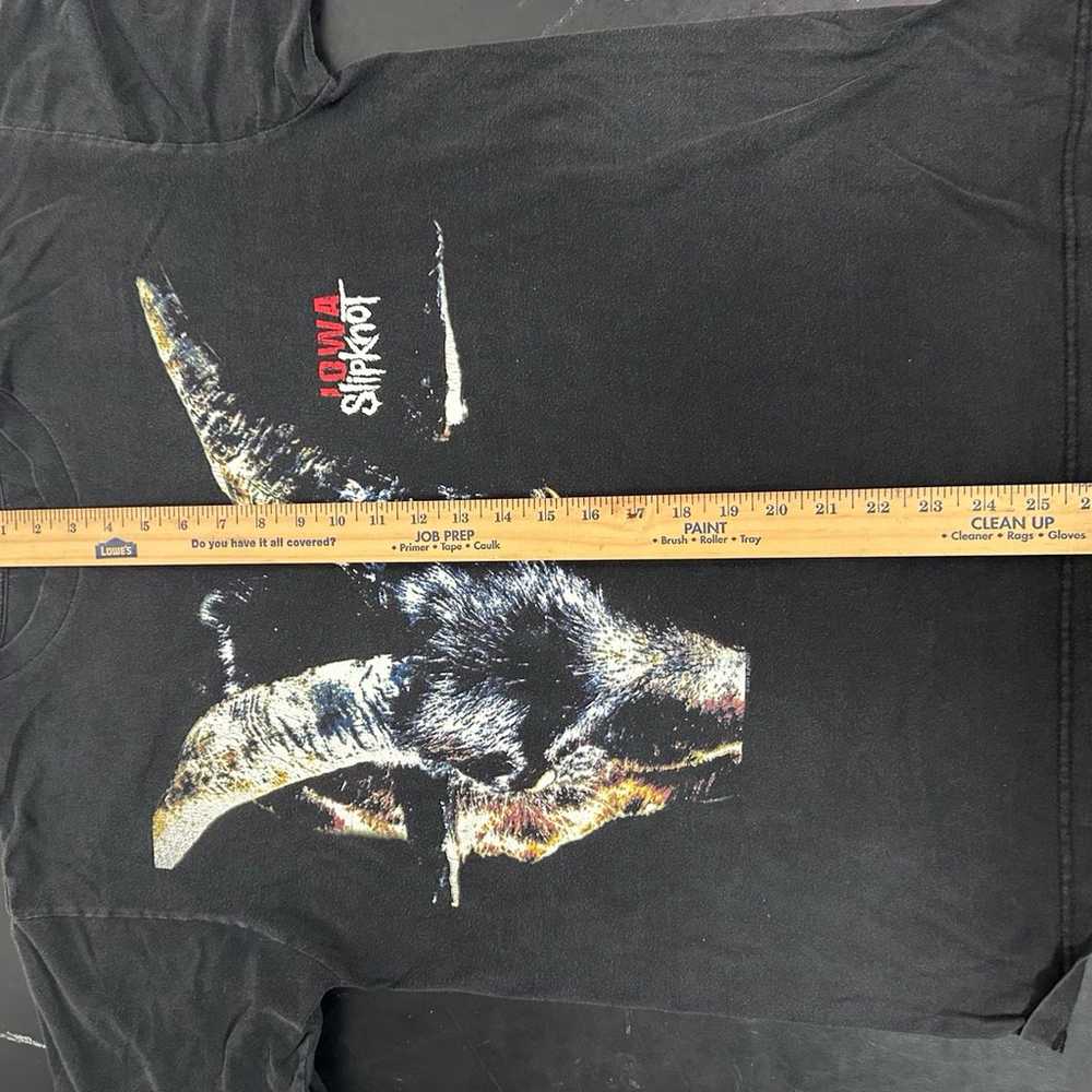 Vtg Slipknot 2001 Iowa Goat T shirt L - image 9