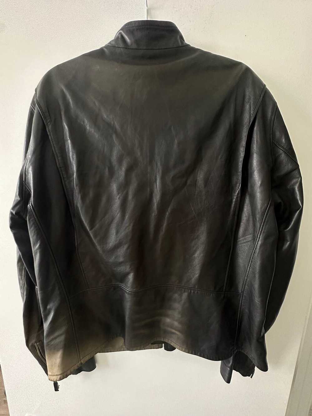 Ralph Lauren Black Label Black Moto Leather Jacket - image 3
