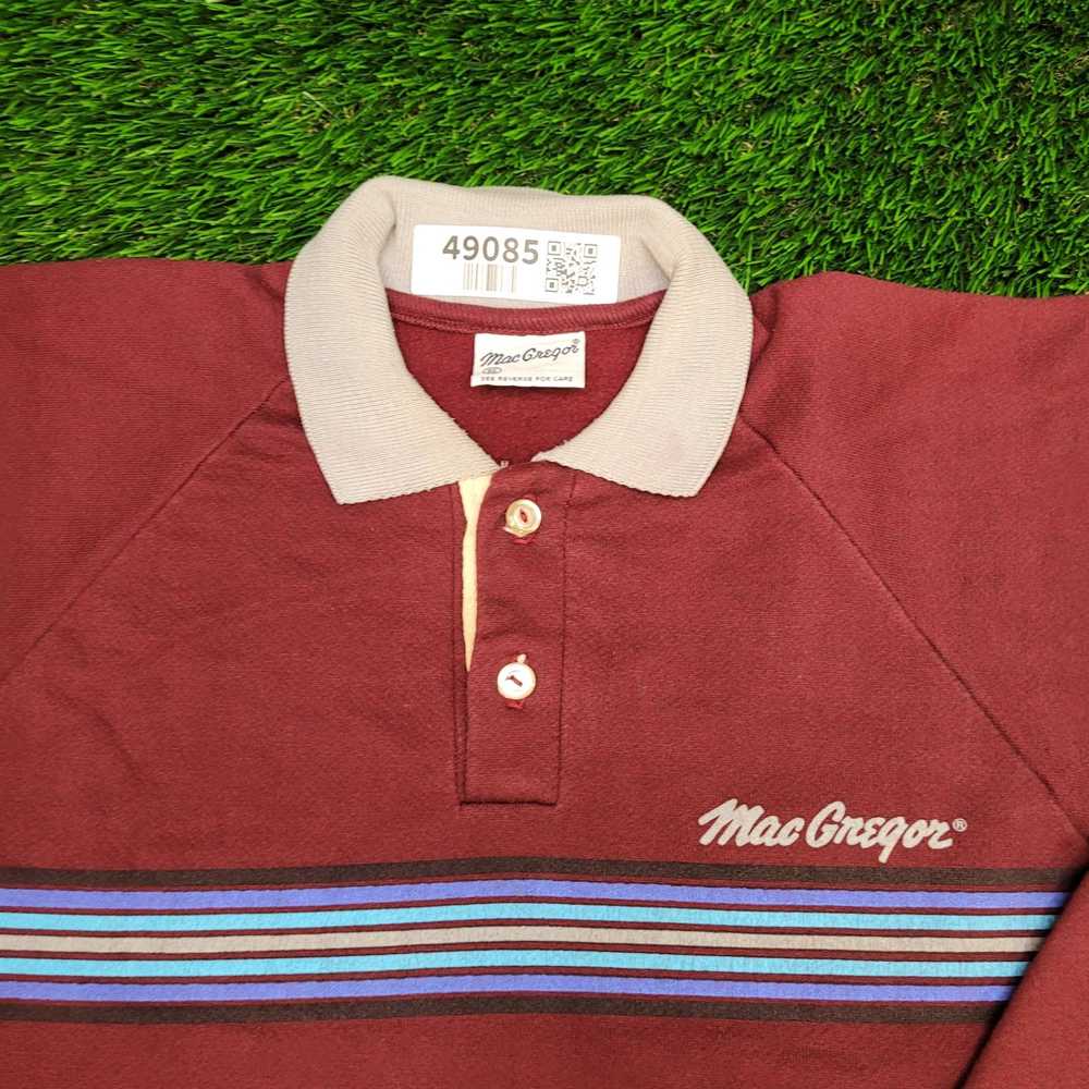 Mcgregor Vintage 80s McGregor Collared Sweatshirt… - image 2
