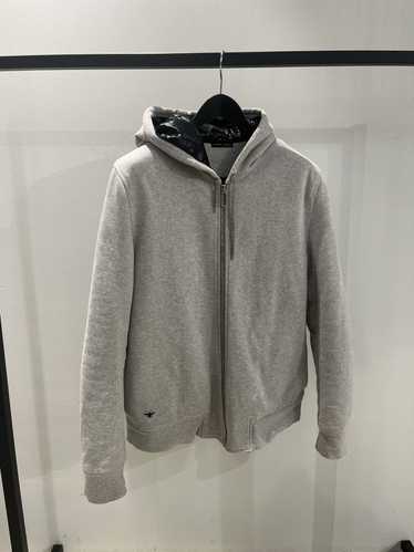 Dior Dior Homme AW09 Gray Padded Bee Hoodie Jacket - image 1