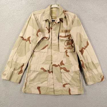 Vintage Military Field Jacket Adult XS Long Deser… - image 1