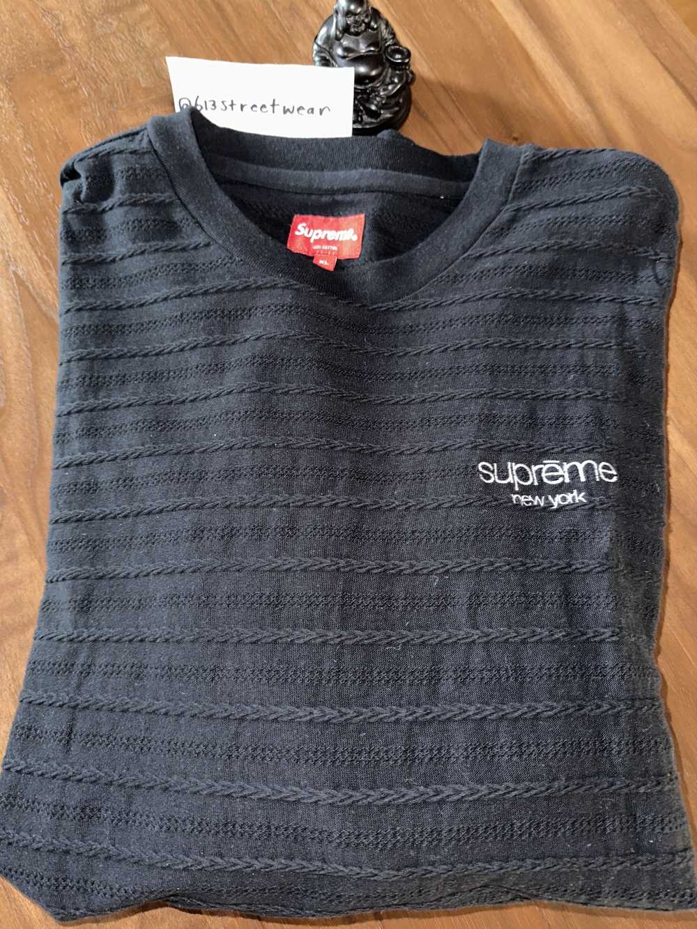 Supreme Supreme Long Sleeve Ribbed Sweater - image 1