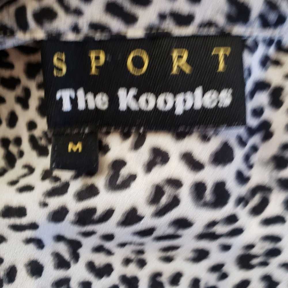 Sport THE KOOPLES button up leopard print blouse M - image 4