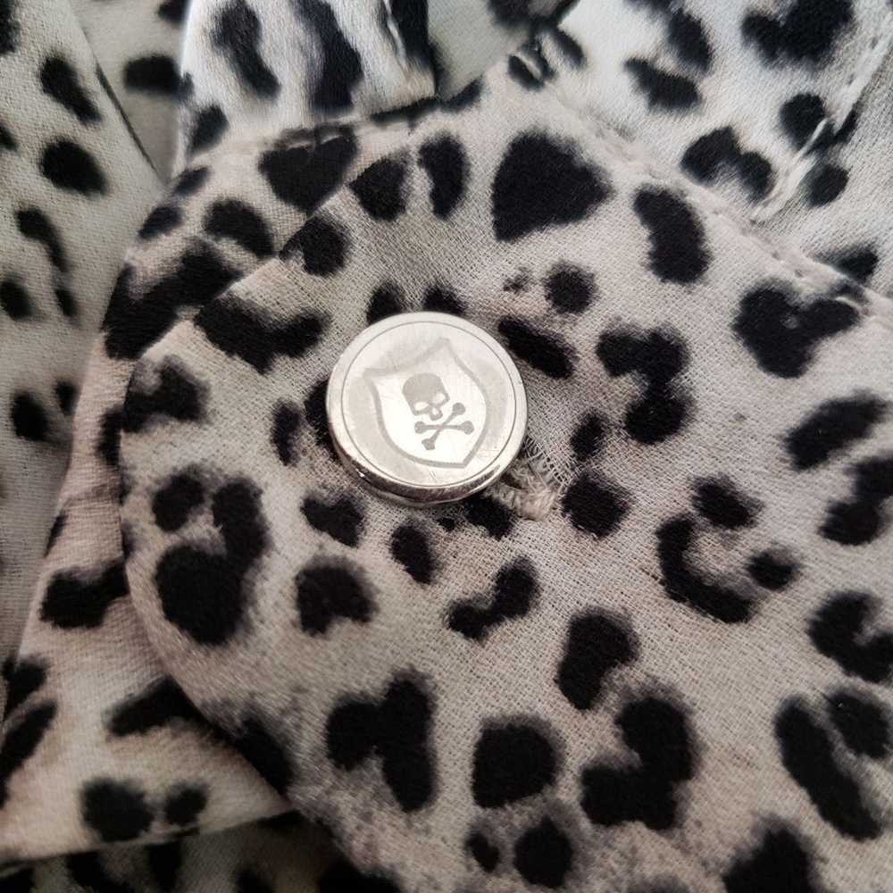 Sport THE KOOPLES button up leopard print blouse M - image 6