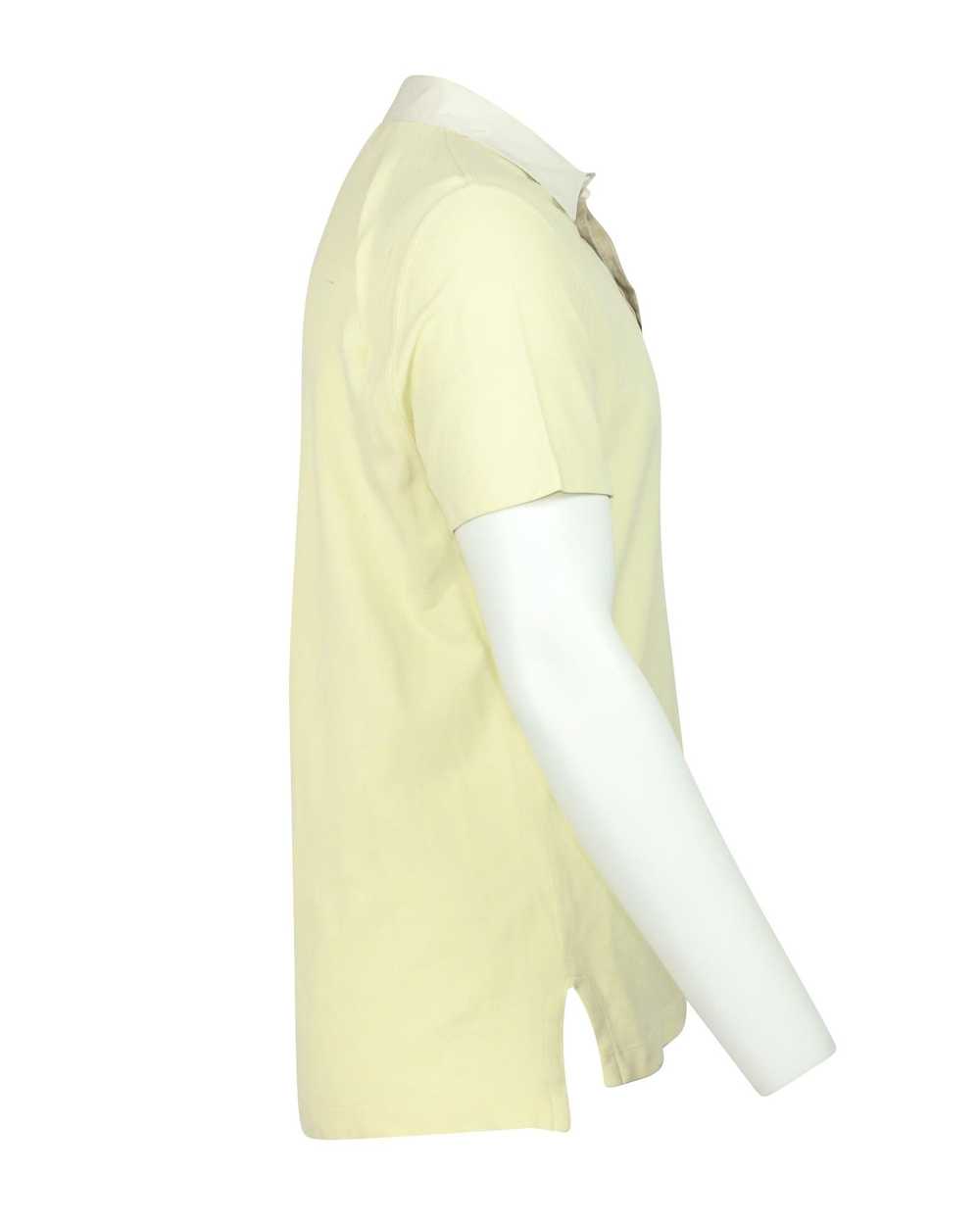 Brunello Cucinelli Yellow Chest Pocket Polo Shirt… - image 2
