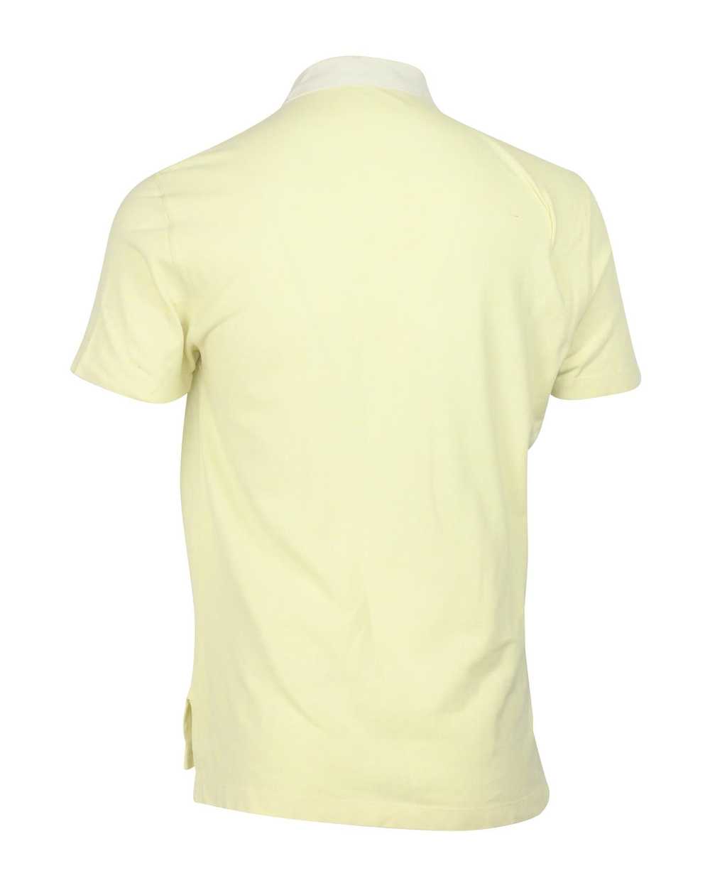 Brunello Cucinelli Yellow Chest Pocket Polo Shirt… - image 3
