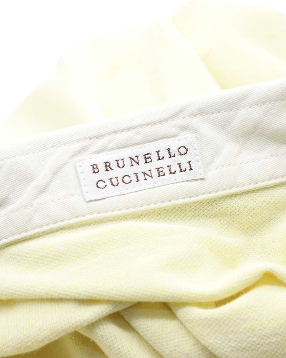 Brunello Cucinelli Yellow Chest Pocket Polo Shirt… - image 5