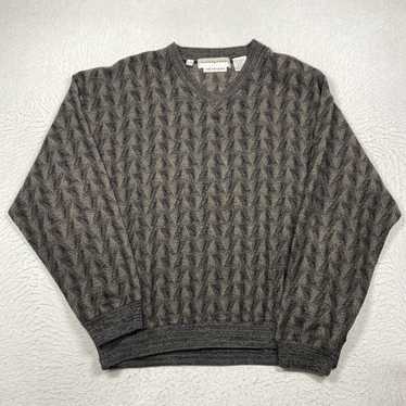 Blend Jhane Barnes Sweater Mens XL V Neck Multico… - image 1