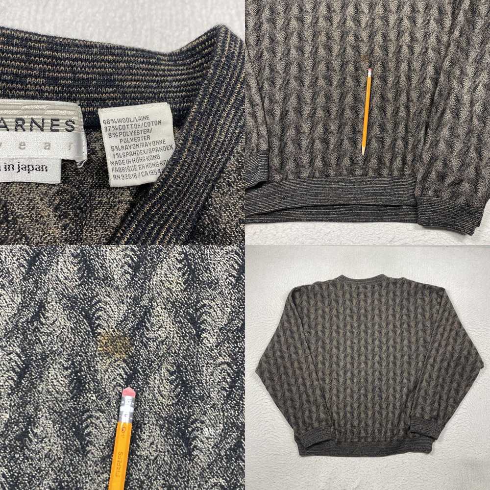 Blend Jhane Barnes Sweater Mens XL V Neck Multico… - image 4