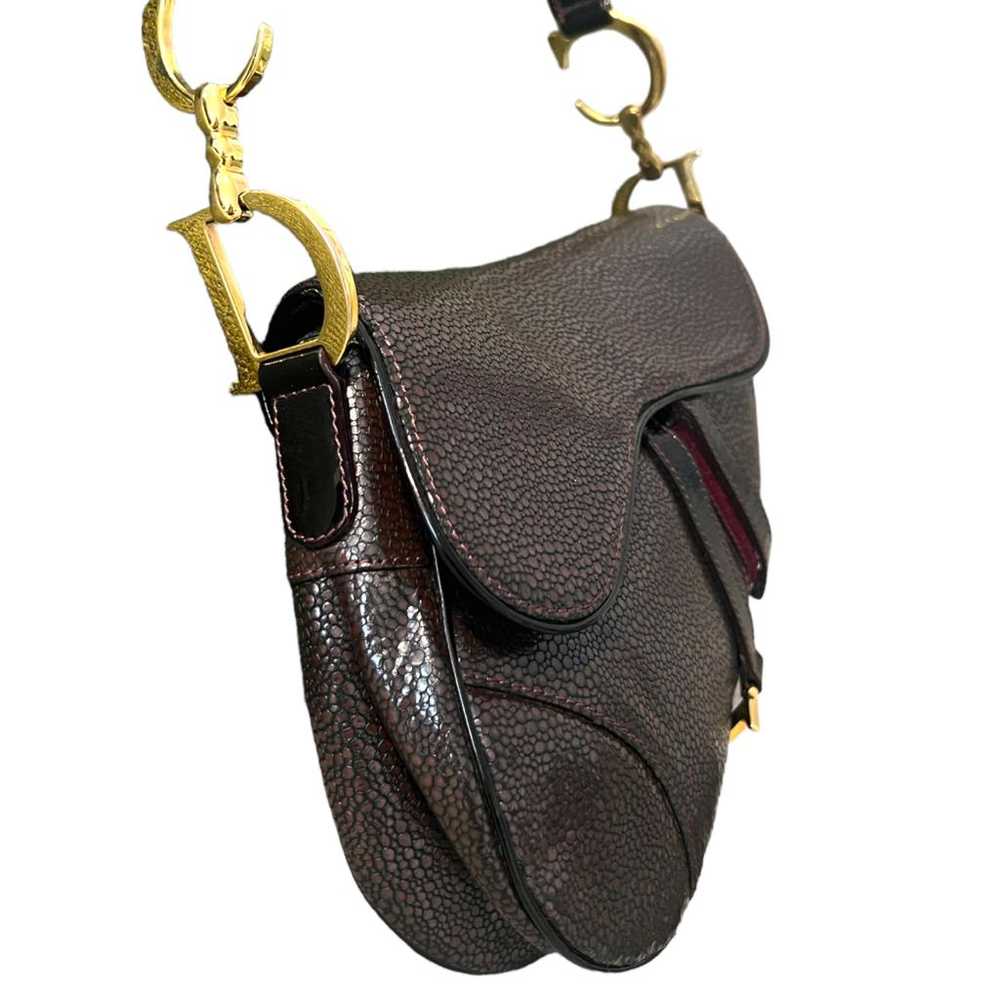 Dior Saddle Vintage leather handbag - image 3