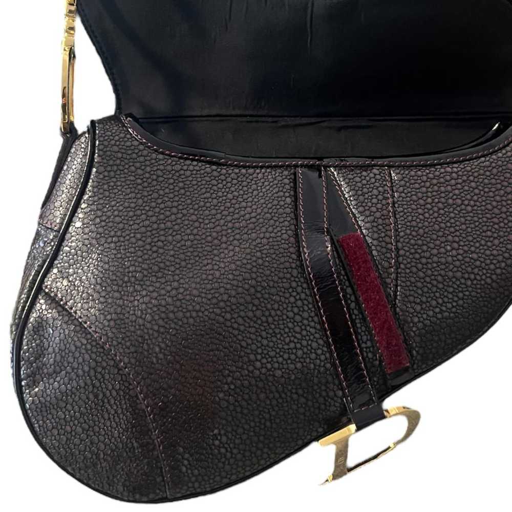 Dior Saddle Vintage leather handbag - image 4