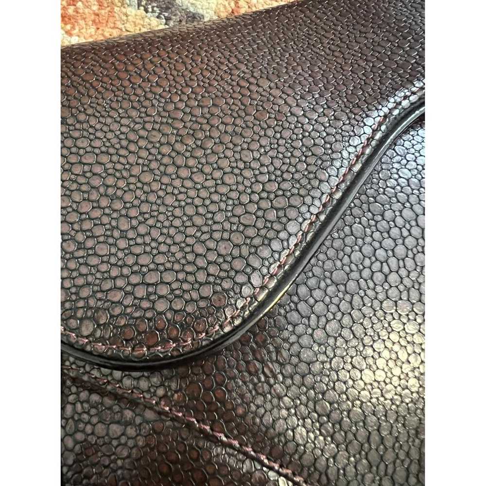 Dior Saddle Vintage leather handbag - image 8