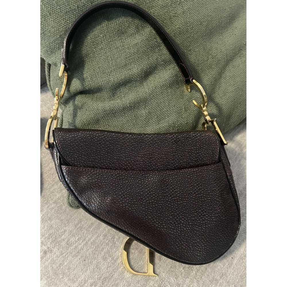 Dior Saddle Vintage leather handbag - image 9