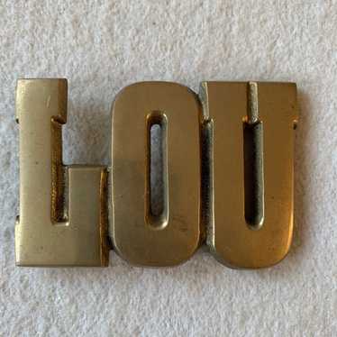 Other × Vintage Vintage Solid Brass LOU 1970s Cuto