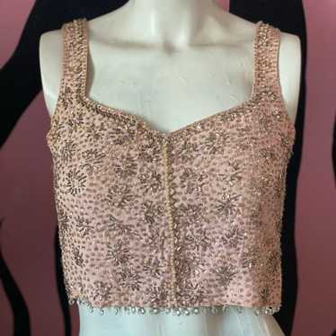 Vintage hand, beaded top